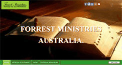 Desktop Screenshot of forrestministries.com