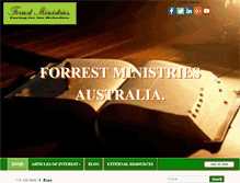 Tablet Screenshot of forrestministries.com